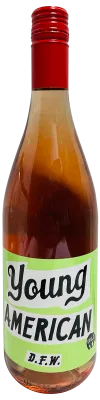 Young American Rosé bottle