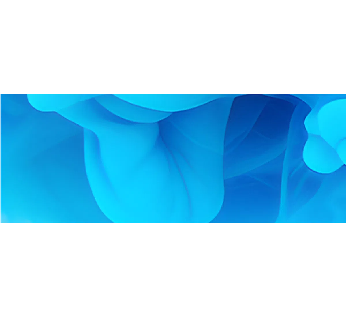 Abstract swirling blue and purple smoke-like shapes with smooth flowing textures on transparent background