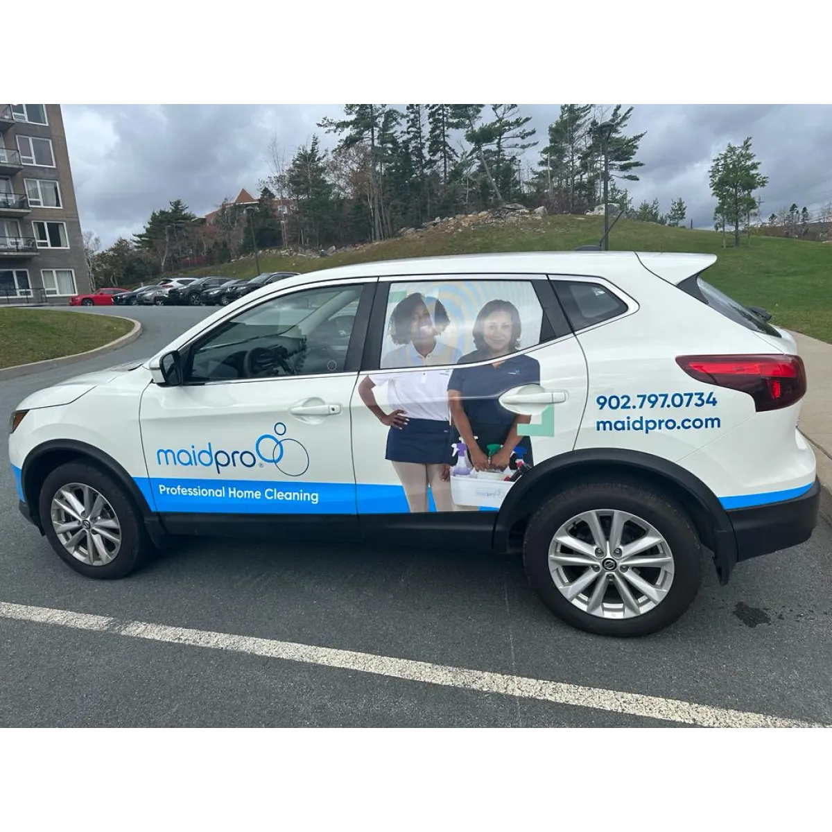 MaidPro Halifax, Nova Scotia wrapped vehicle