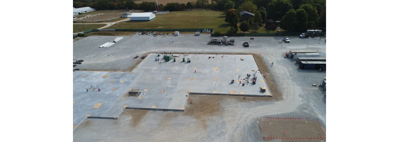Work continues on Reid Health's new campus in Connersville on Sept. 17, 2024.