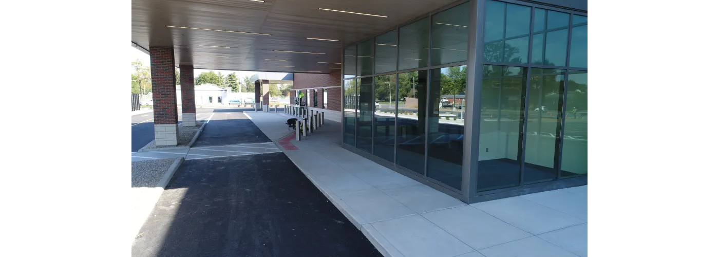 Work continues on Reid Health's new campus in Connersville on Oct. 1, 2025.