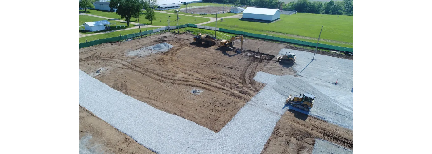Work continues on Reid Health's new campus in Connersville on May 16, 2024.