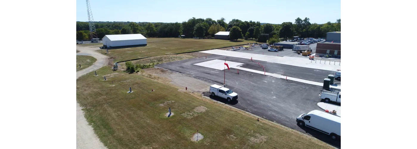 Work continues on Reid Health's new campus in Connersville on Sept. 9, 2025.