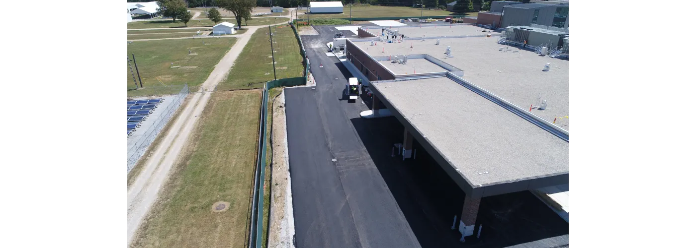 Work continues on Reid Health's new campus in Connersville on Aug. 29, 2025.