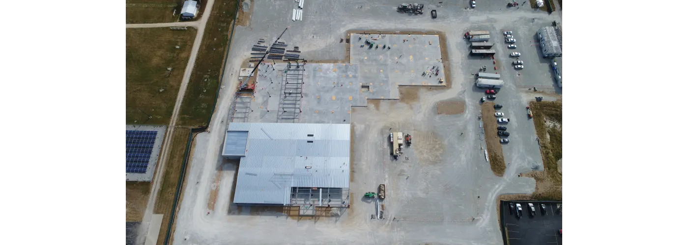 Work continues on Reid Health's new campus in Connersville on Sept. 17, 2024.