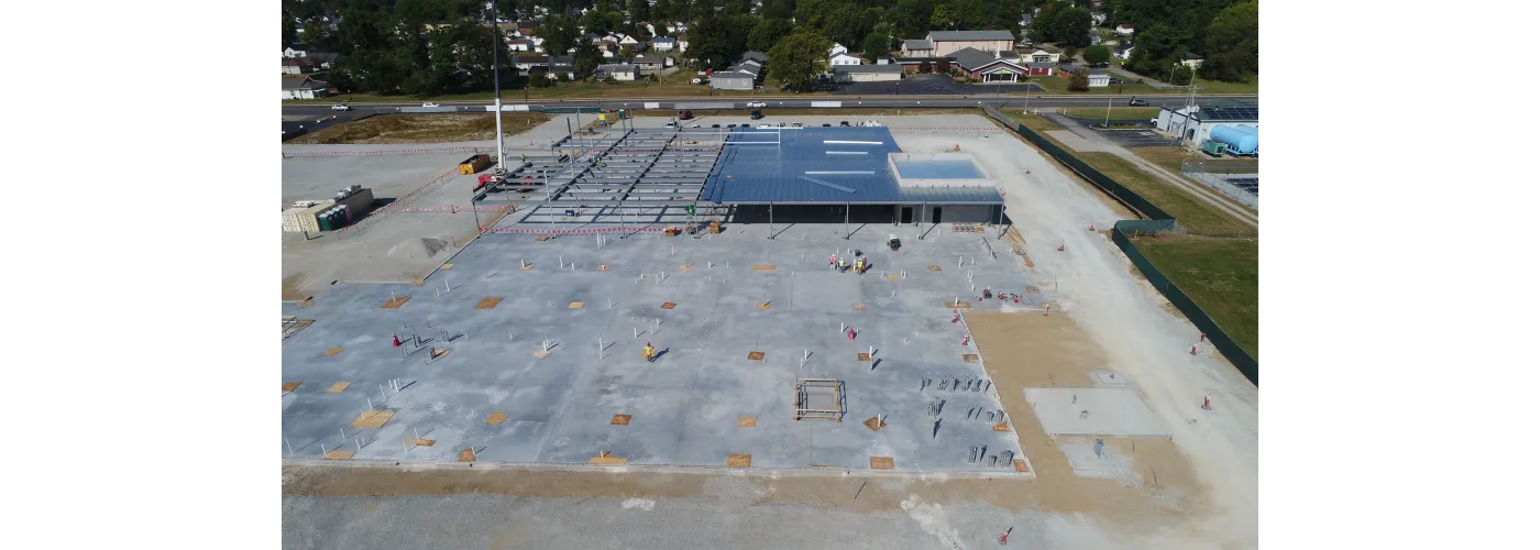 Work continues on Reid Health's new campus in Connersville on Sept. 10, 2024.