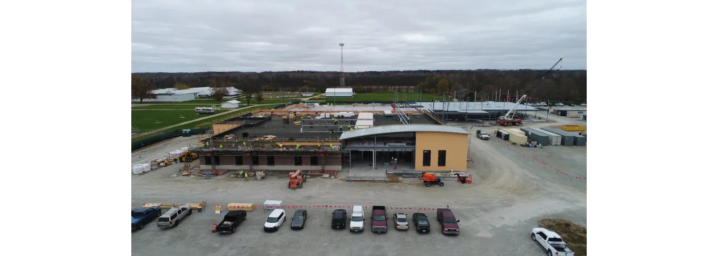 Work continues on Reid Health's new campus in Connersville on Nov. 12, 2024.