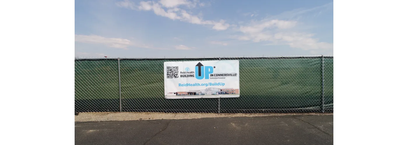 Work continues on Reid Health's new campus in Connersville on March 29, 2024.