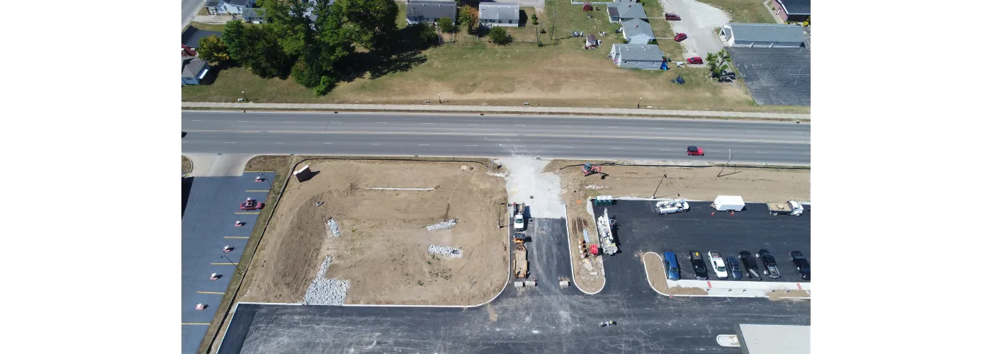Work continues on Reid Health's new campus in Connersville on Sept. 12, 2025.