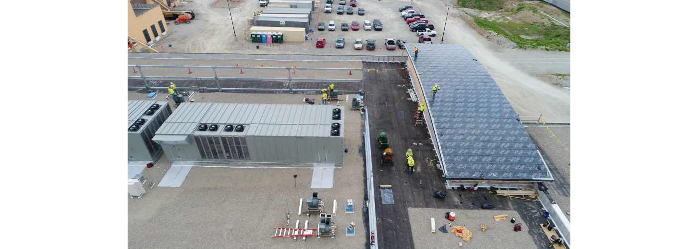 Work continues on Reid Health's new campus in Connersville on May 15, 2025.