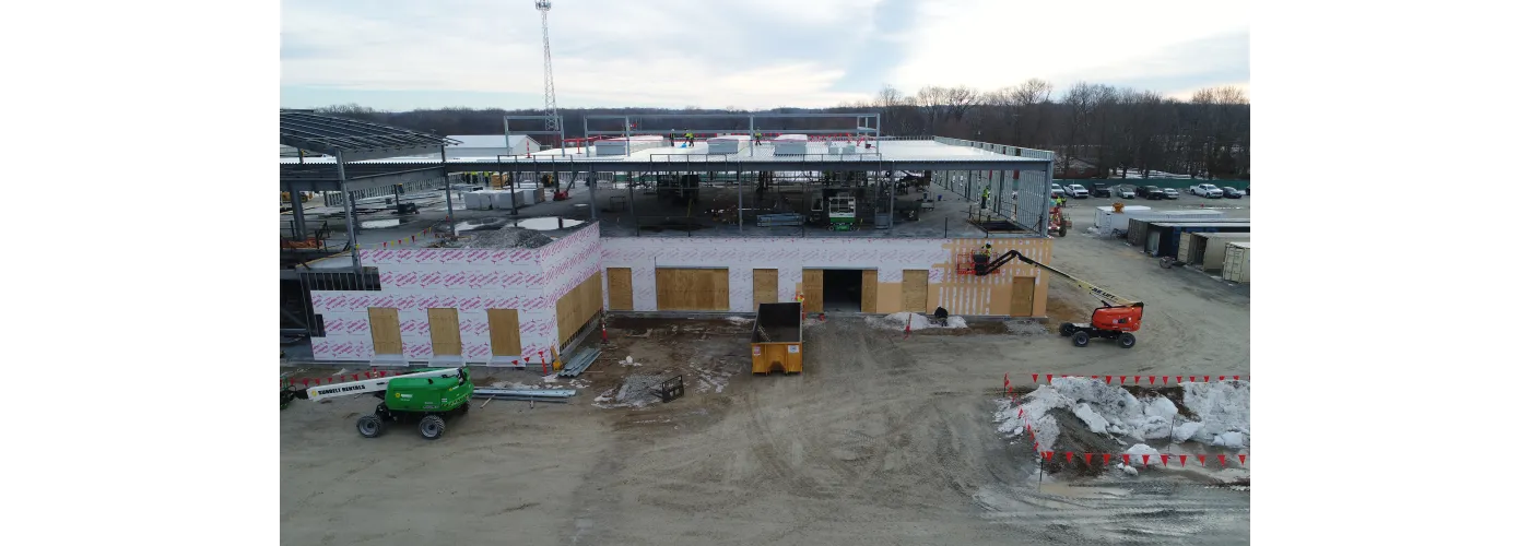 Work continues on Reid Health's new campus in Connersville on Jan. 30, 2025.