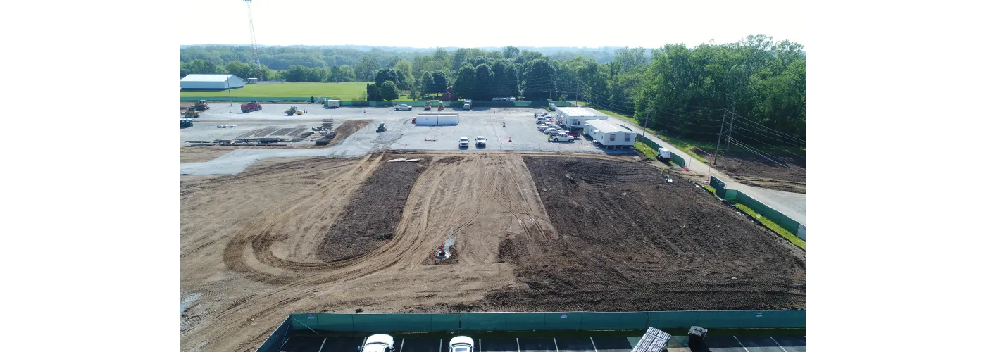 Work continues on Reid Health's new campus in Connersville on May 16, 2024.