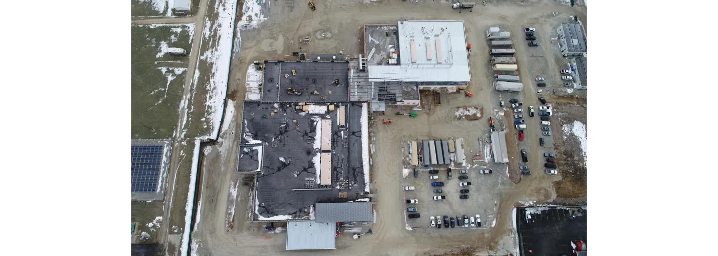 Work continues on Reid Health's new campus in Connersville on Jan. 30, 2025.