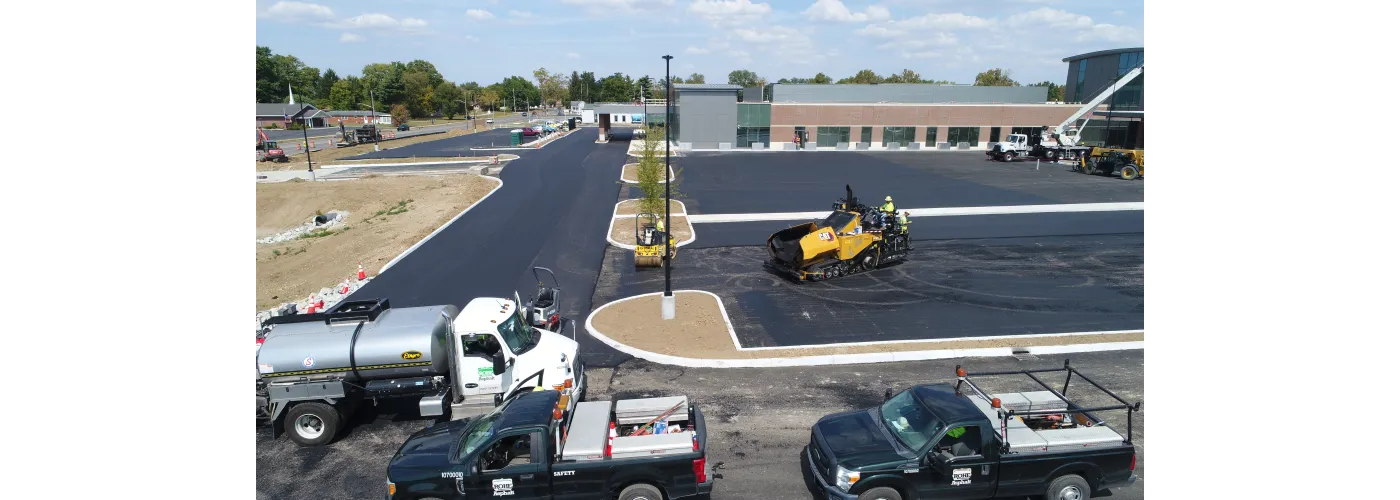 Work continues on Reid Health's new campus in Connersville on Sept. 16, 2025.