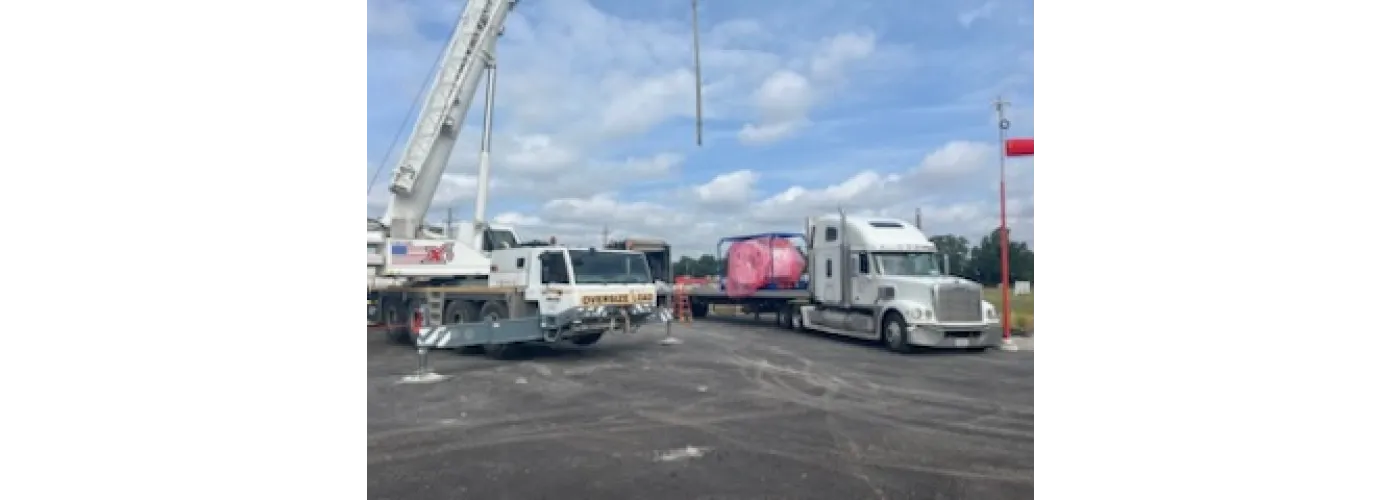 The new MRI machine is delivered and installed at Reid Health's new campus in Connersville on Sept. 4, 2025.