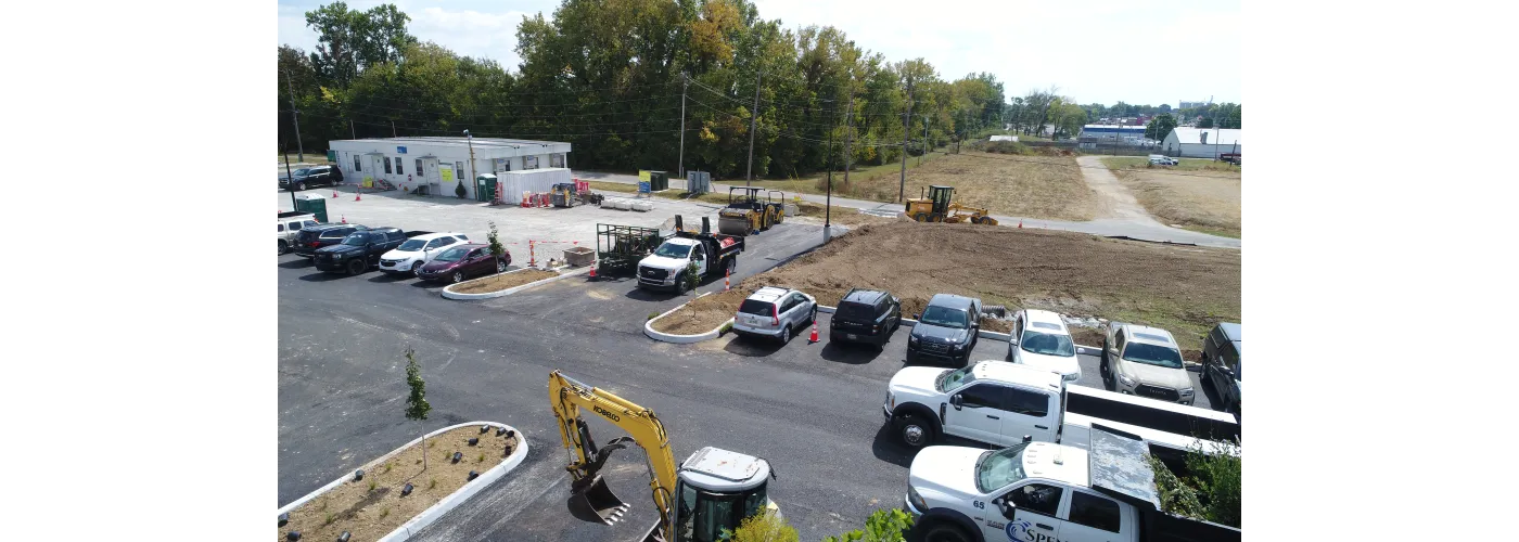 Work continues on Reid Health's new campus in Connersville on Sept. 16, 2025.