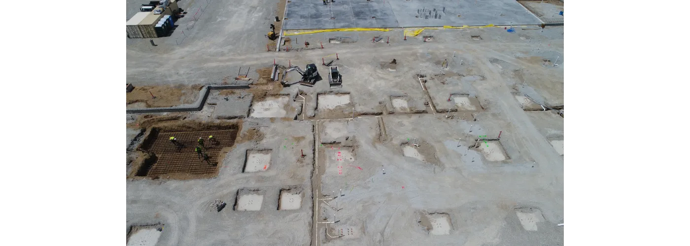 Work continues on Reid Health's new campus in Connersville on July 19, 2024.