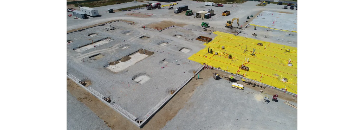 Work continues on Reid Health's new campus in Connersville on Aug. 13, 2024.