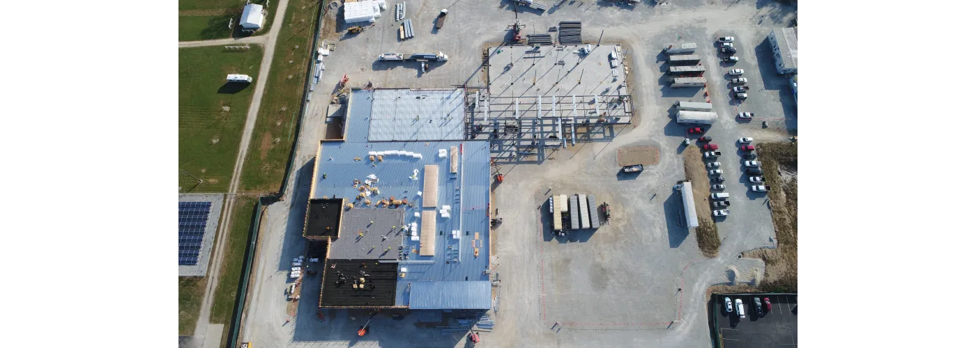 Work continues on Reid Health's new campus in Connersville on Oct. 29, 2024.