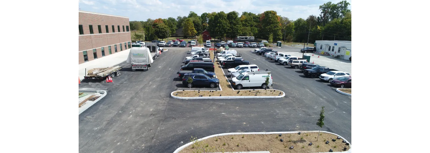 Work continues on Reid Health's new campus in Connersville on Sept. 16, 2025.