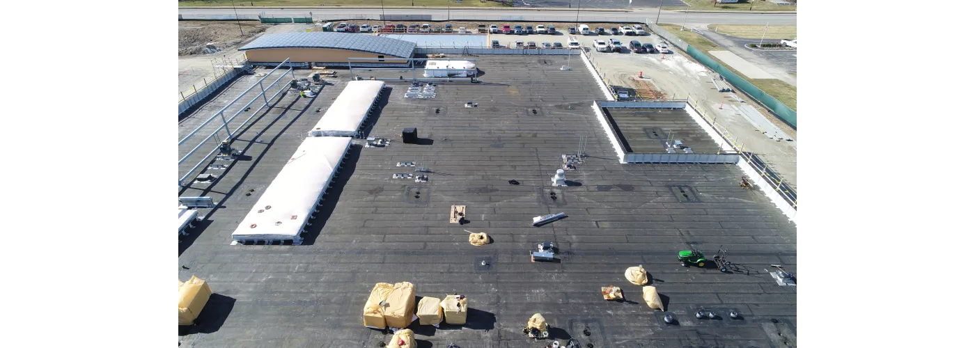 Work continues on Reid Health's new campus in Connersville on Feb. 4, 2025.