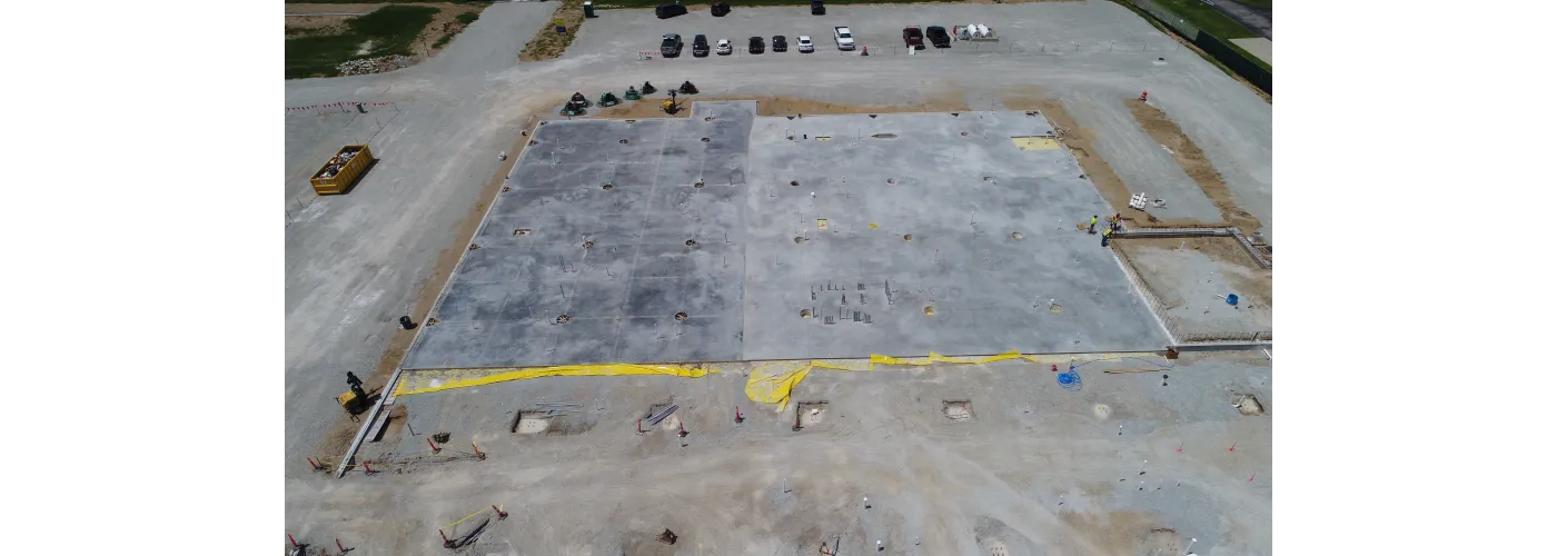 Work continues on Reid Health's new campus in Connersville on July 19, 2024.