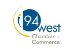 Logo of the I94 West Chamber of Commerce featuring text and circular design elements.