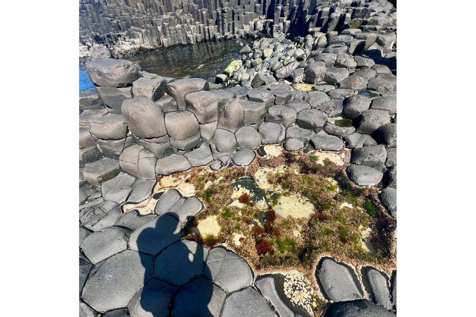 a large pile of rocks
