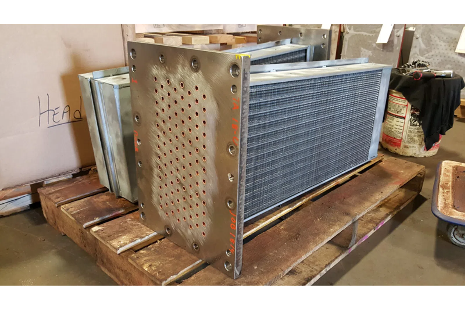 a large metal machine