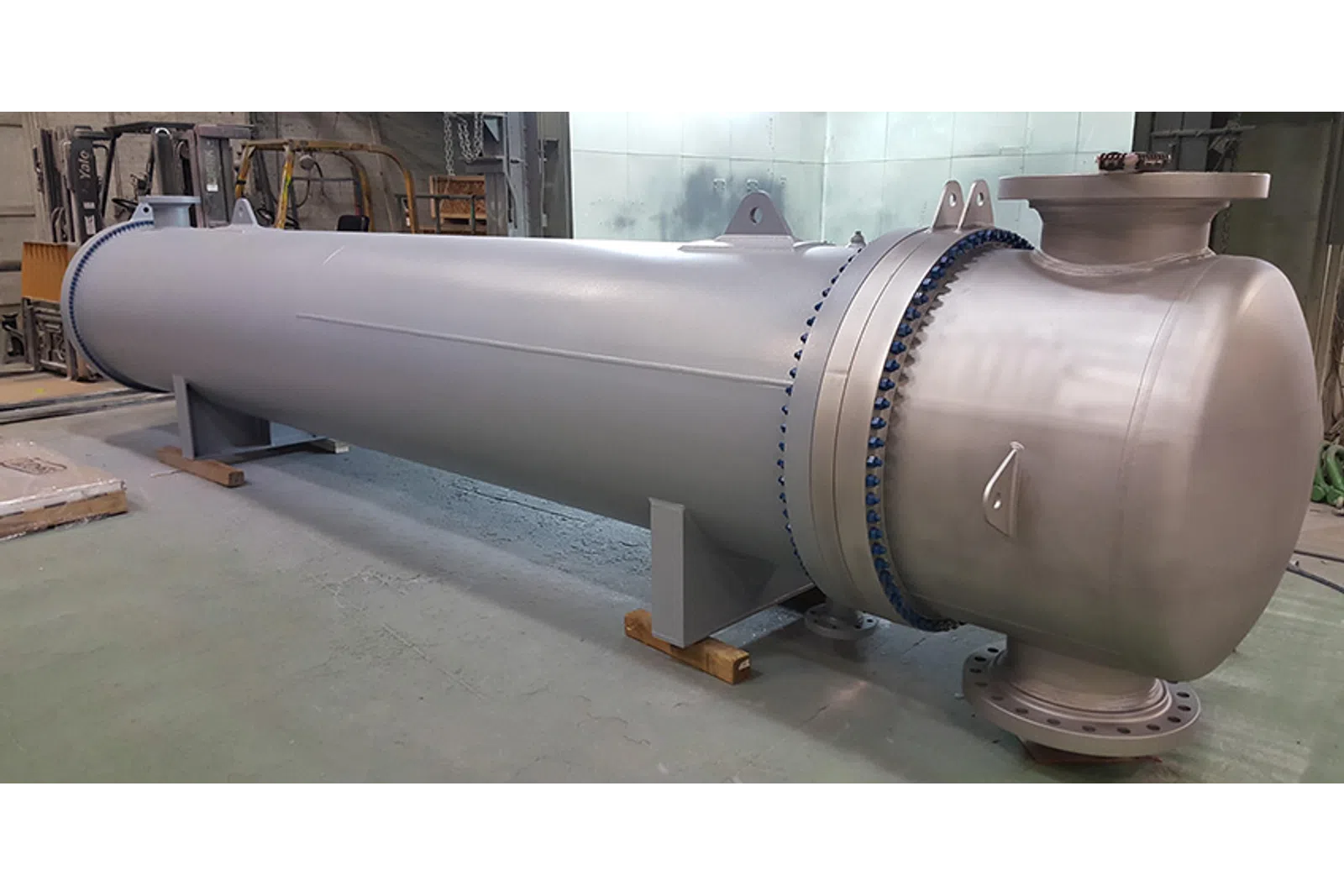 a large metal cylinder