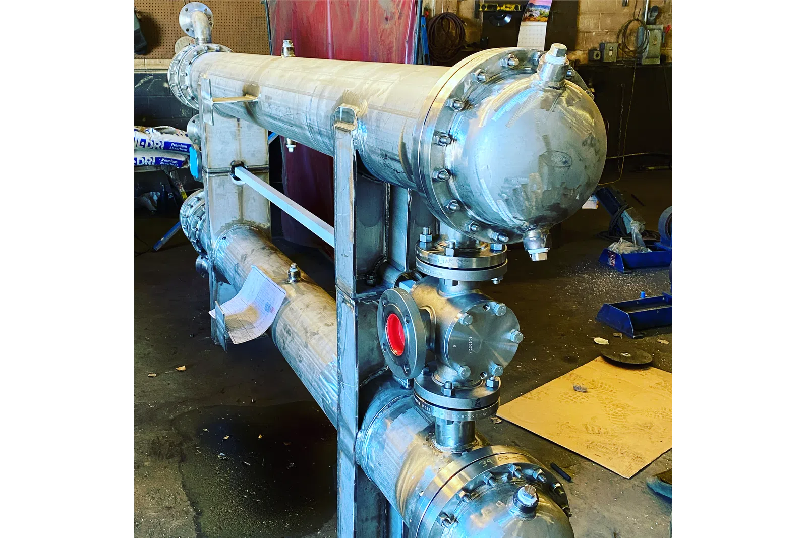 a large metal machine