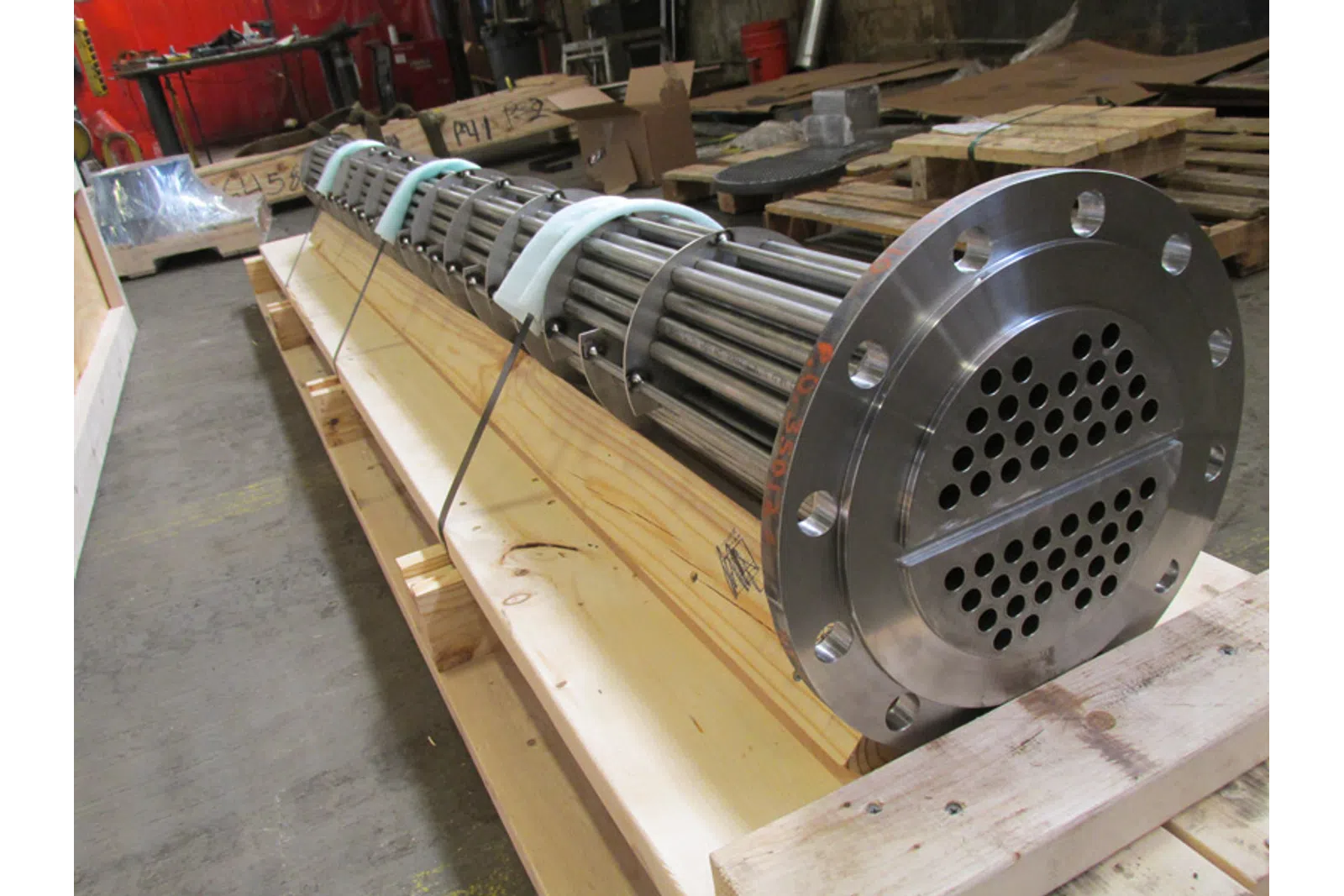a machine on the wood