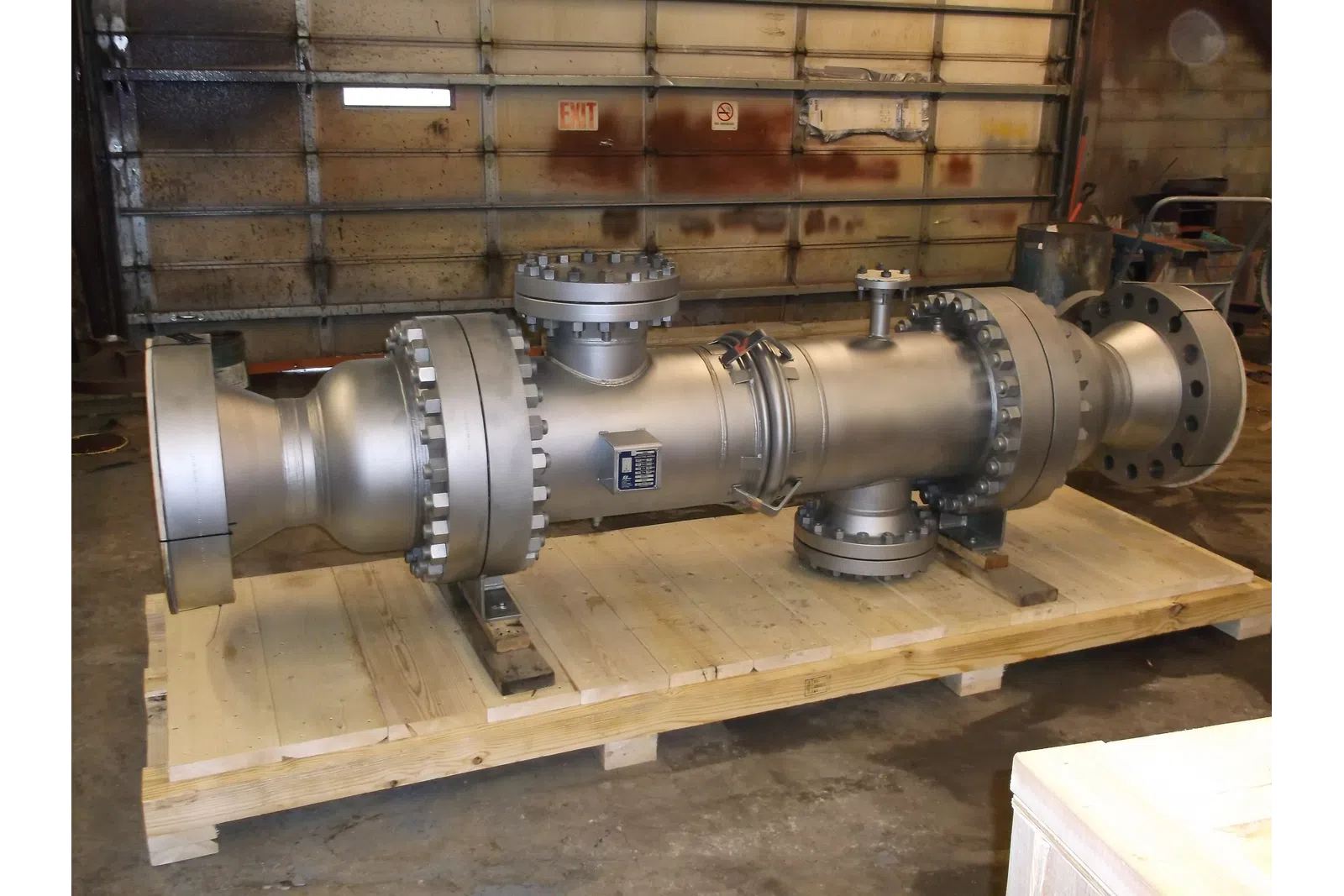 a large metal machine