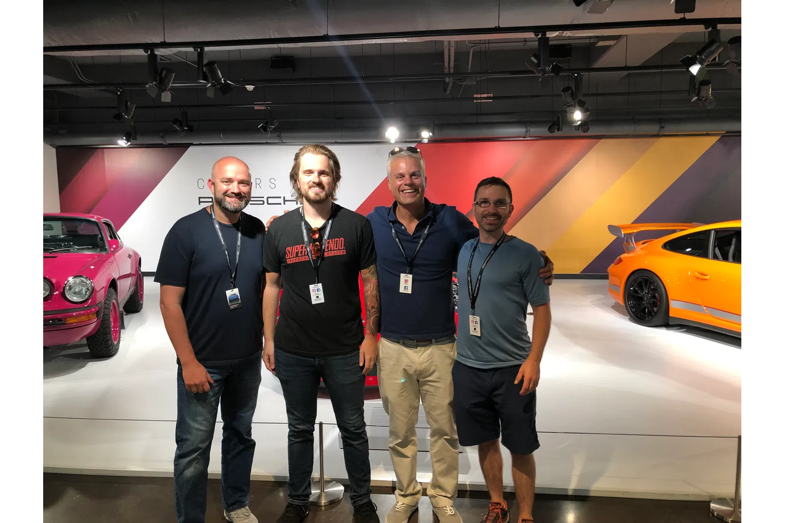 a group of men posing for a photo
