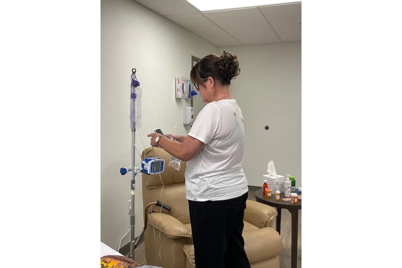 a person playing video games