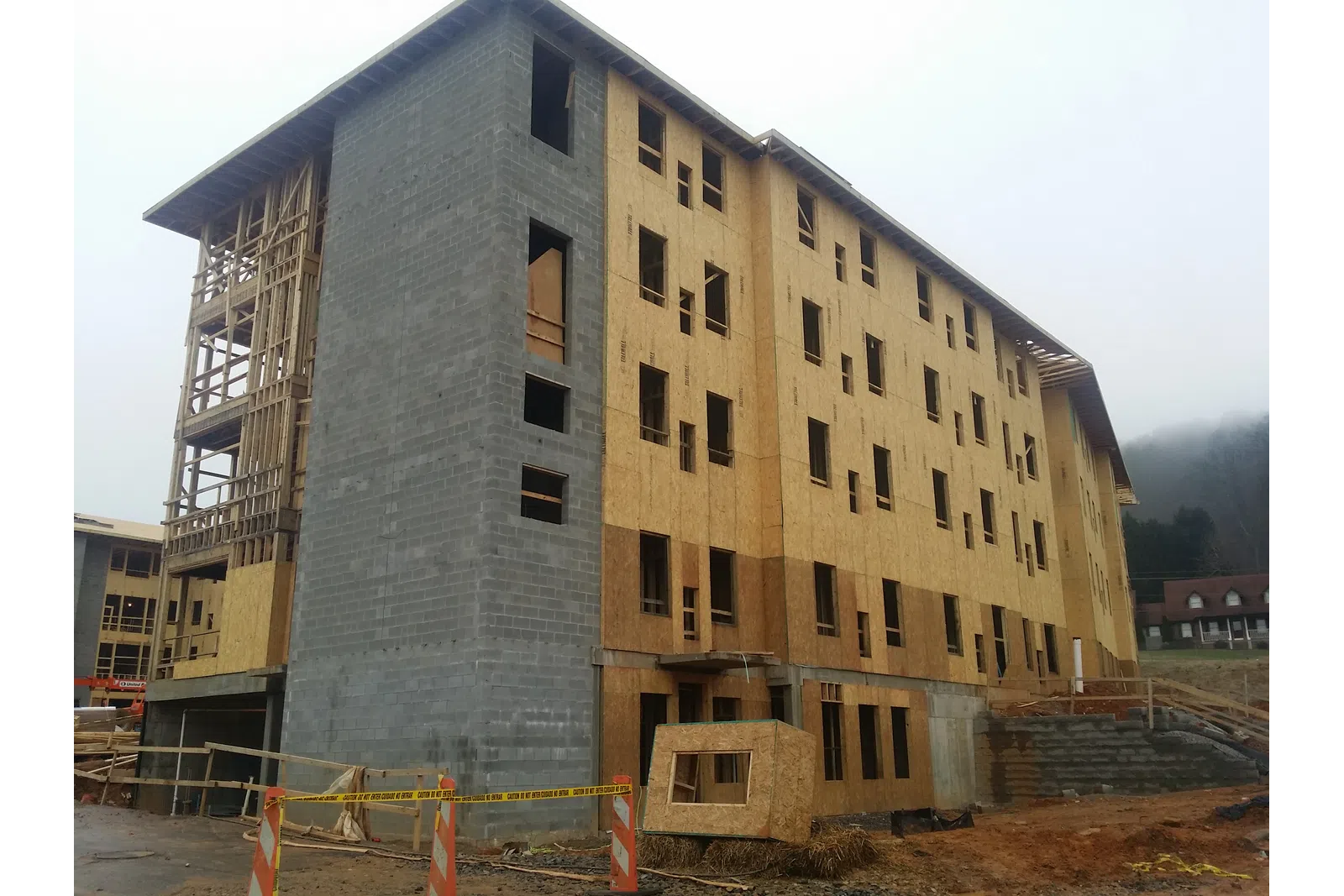 a building under construction