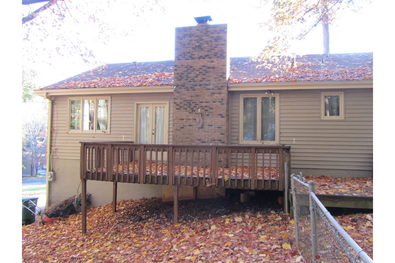 a house with a chimney