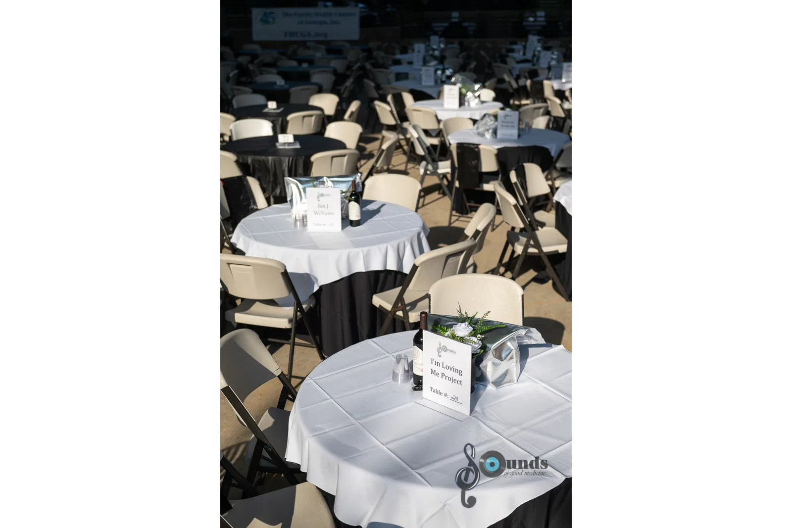 a dining table