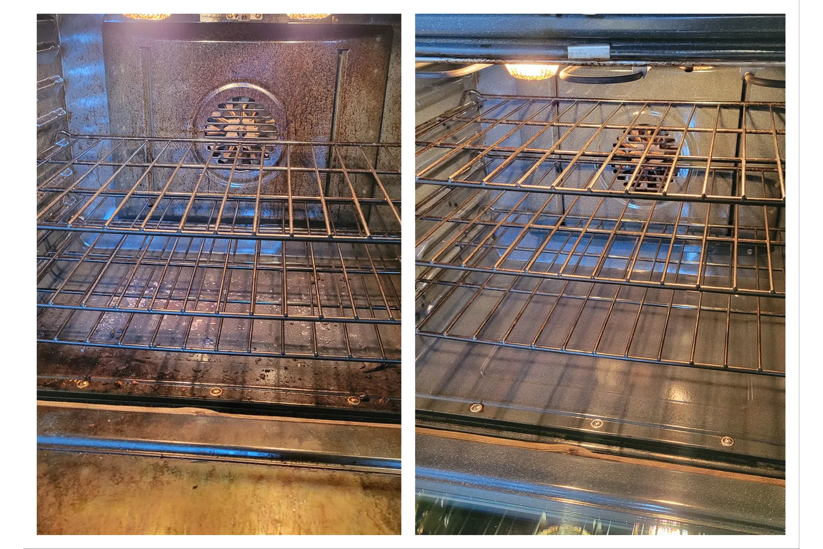 inside an oven cleaned by the professionals at MaidPro Arvada
