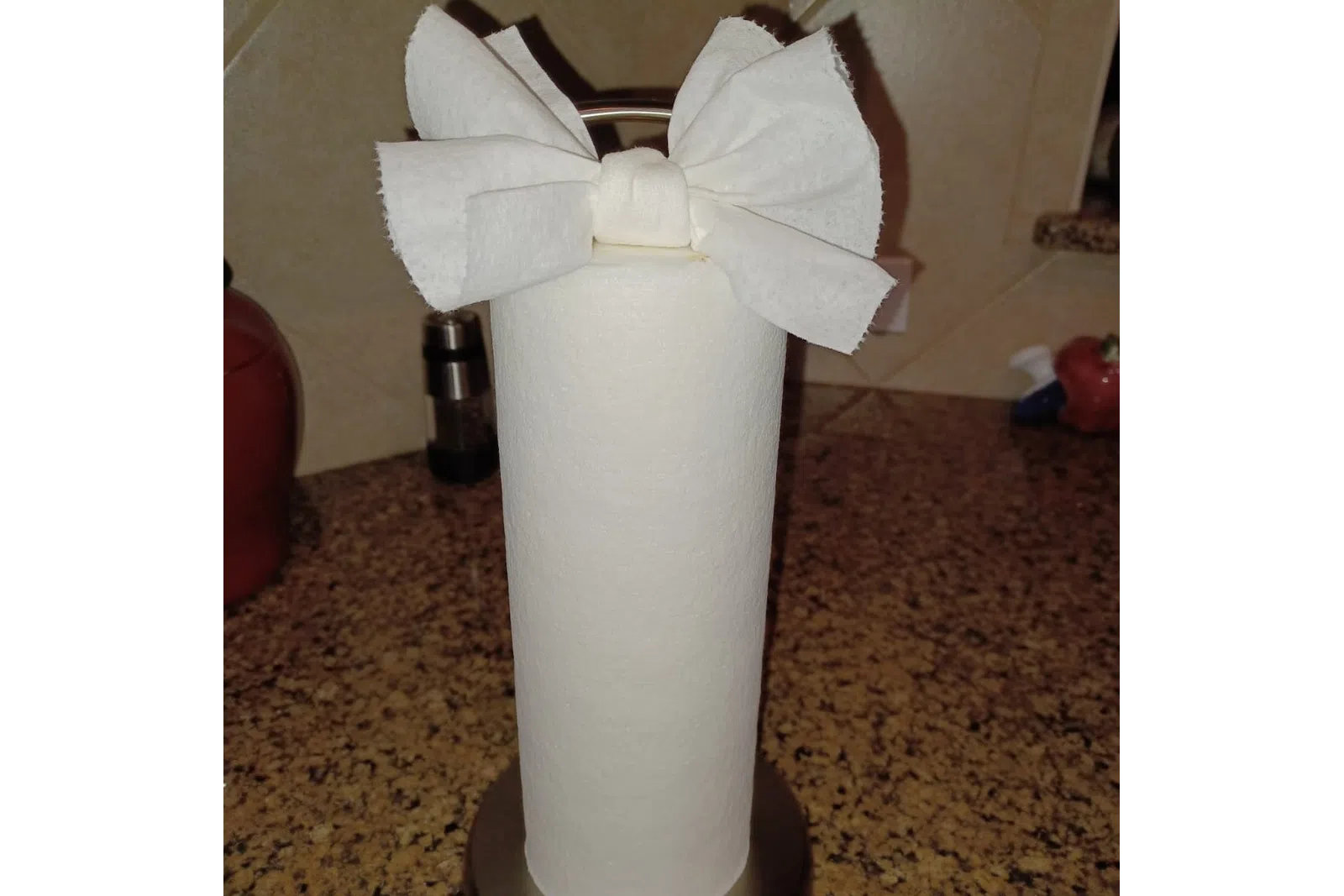 paper towel art created by maid services at MaidPro Houston Central