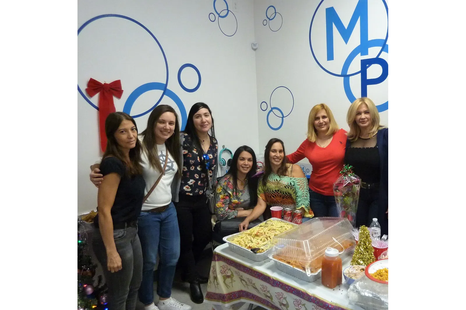 MaidPro Houston Central team of employees at a company party 