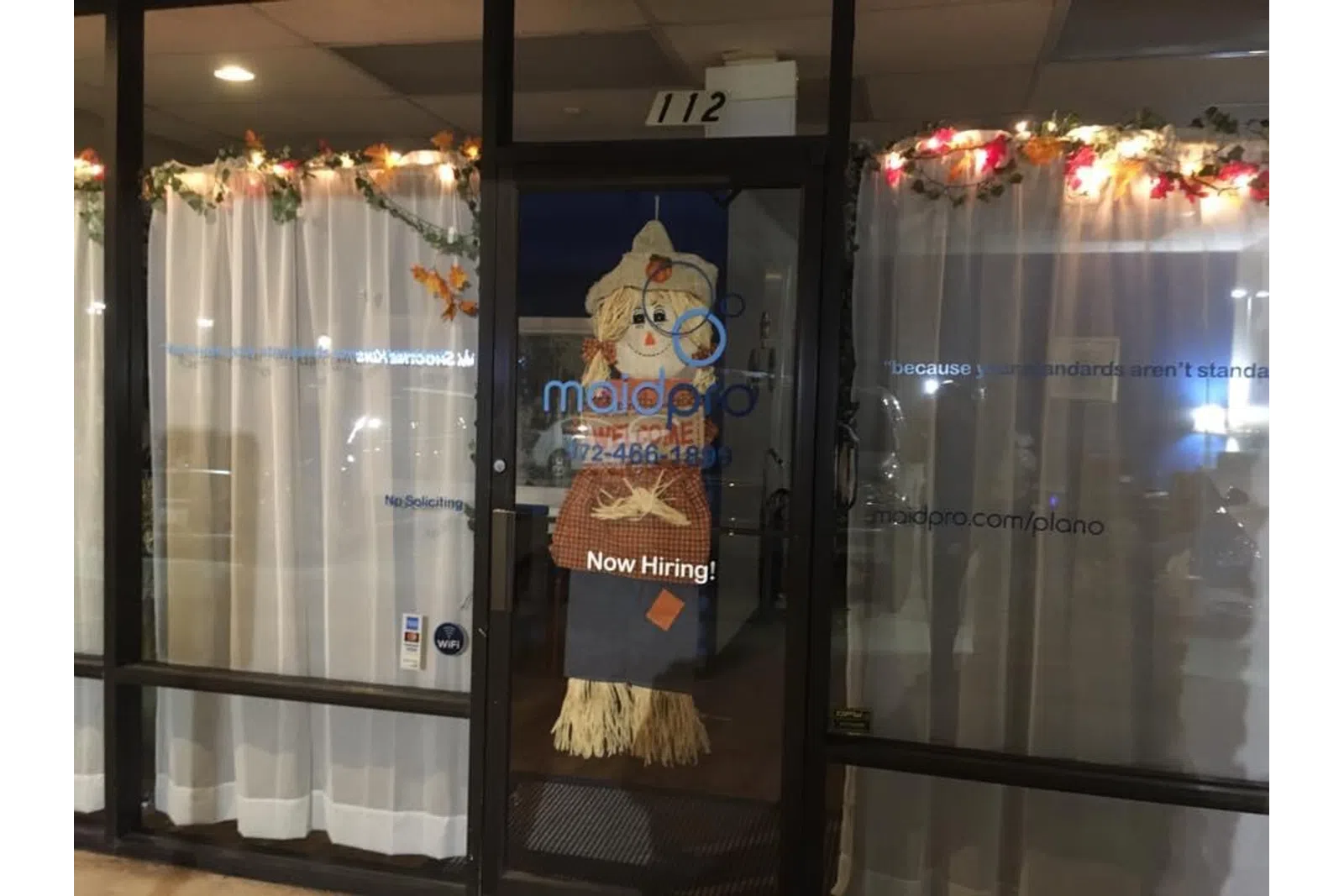 a glass display case with a cartoon character on it
