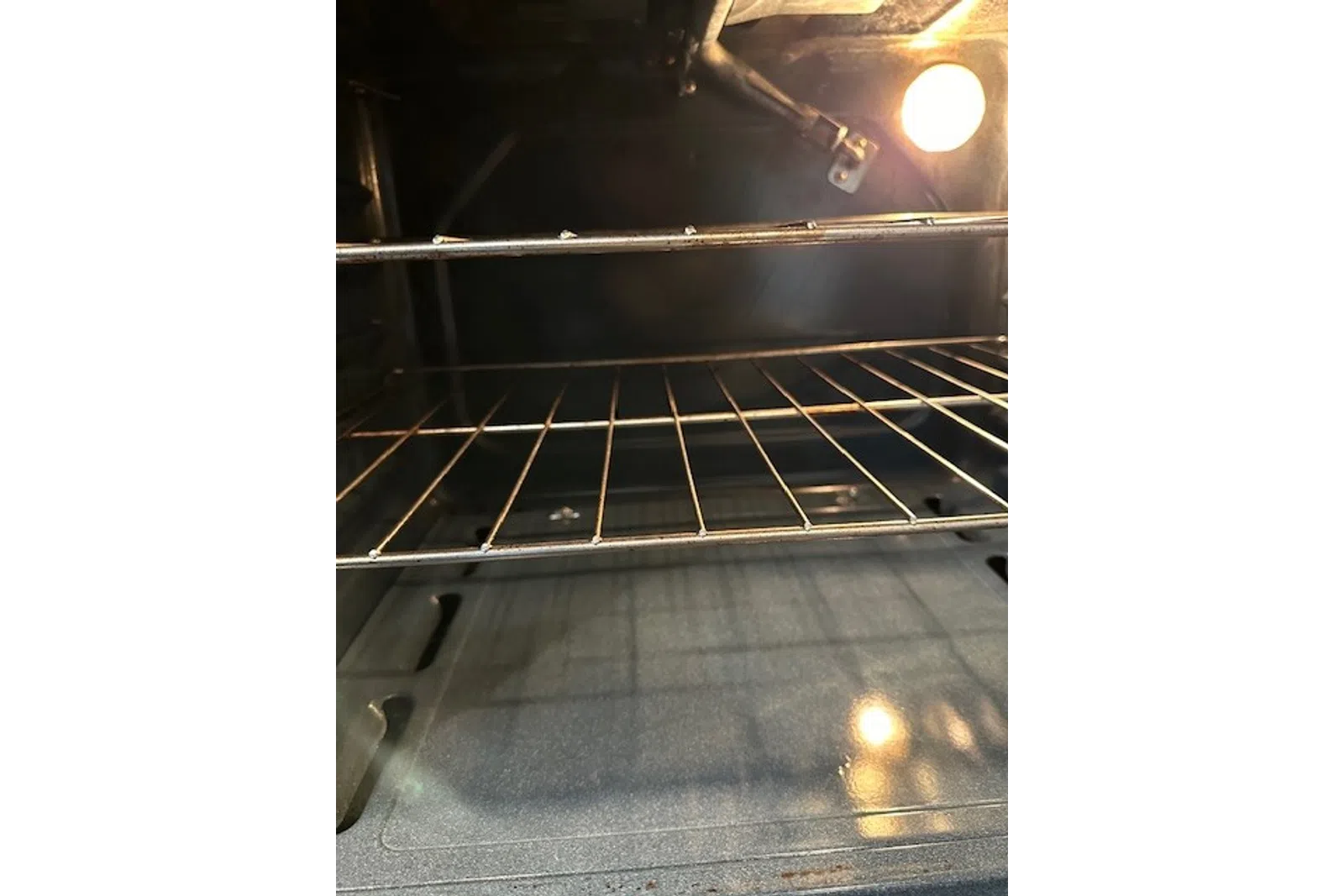 inside of an oven cleaned by MaidPro