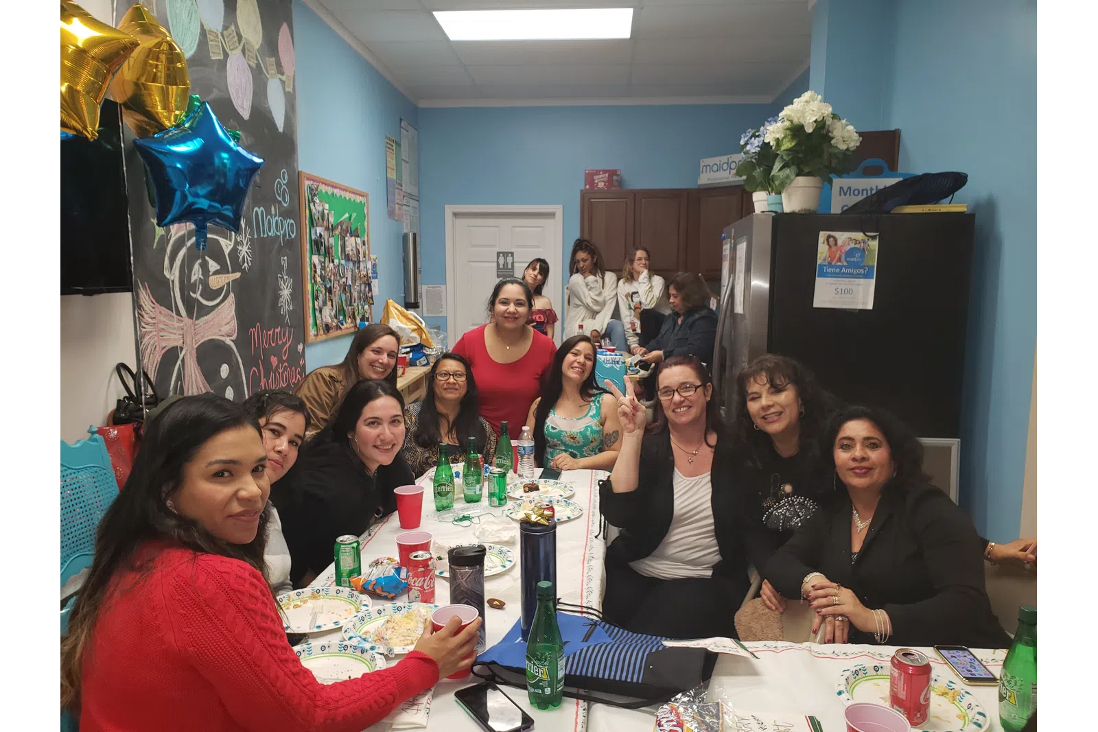 MaidPro local company event in Katy, Texas with employees