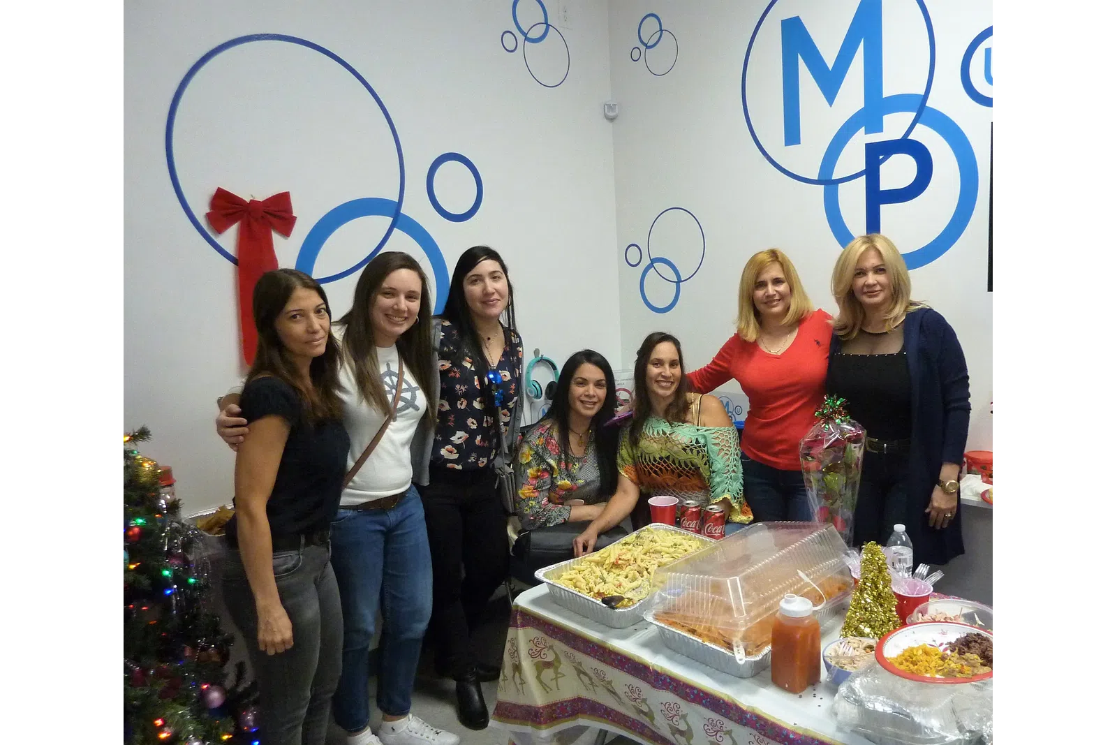 MaidPro Katy employees at a company event in Texas 
