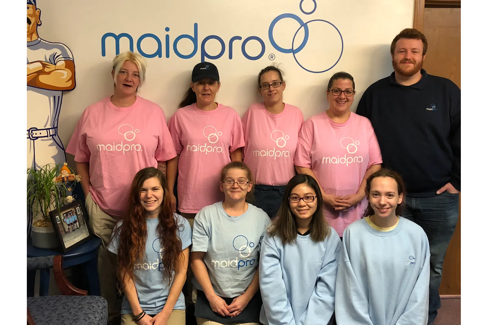 MaidPro Derry team photo of house cleaners in New Hampshire