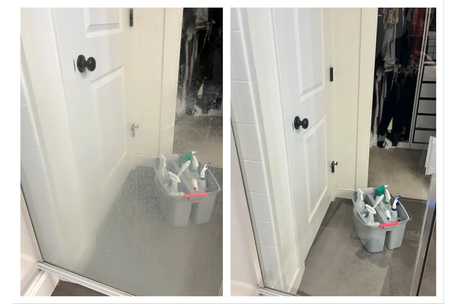 shower doors cleaned by house cleaning pros at MaidPro Littleton