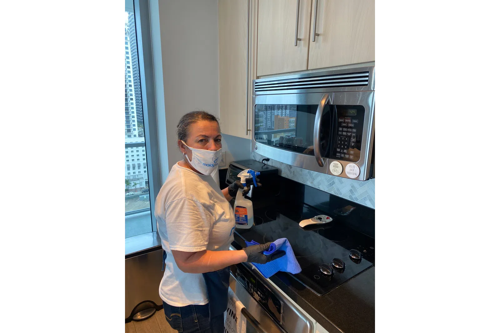a man in a kitchen