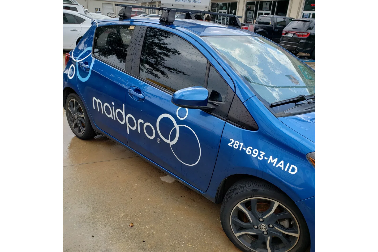 MaidPro Houston Central company car for house cleaning pros in Texas