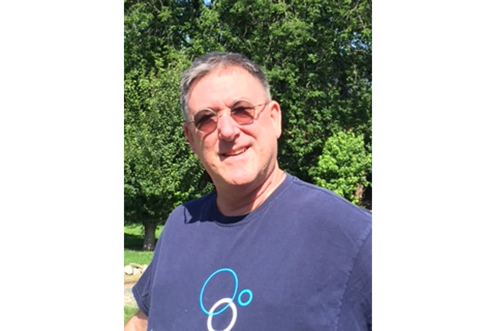 a man wearing glasses